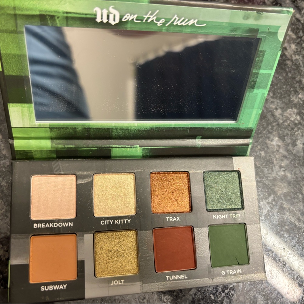 Urban decay on the run g train palette